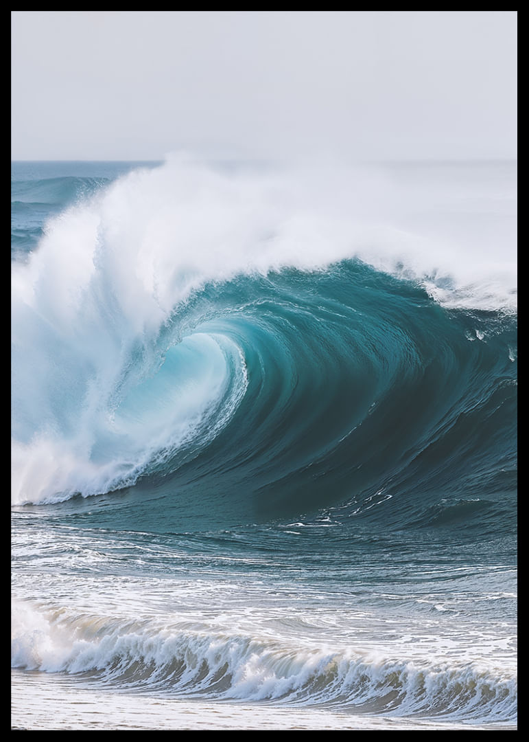 A powerful wave captured in a moment of perfect harmony.-12