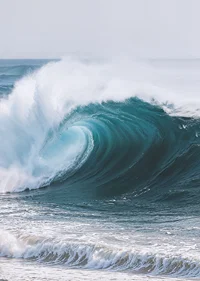 En kraftfull våg fångad i ett ögonblick av perfekt harmoni.-7