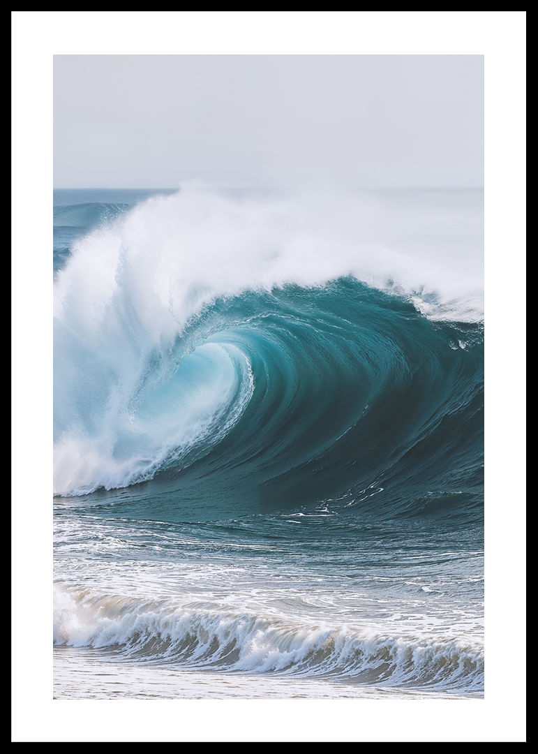 A powerful wave captured in a moment of perfect harmony.-12