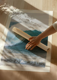 A powerful wave captured in a moment of perfect harmony.-4