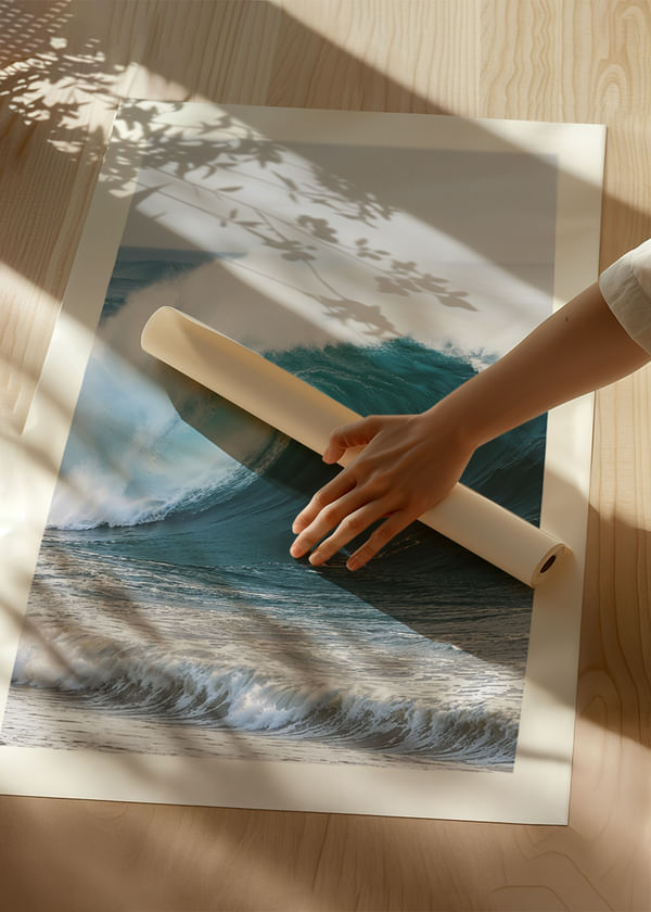 Poster Waves Embrace crossfade