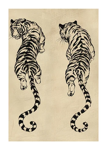 Póster Twin Tigers