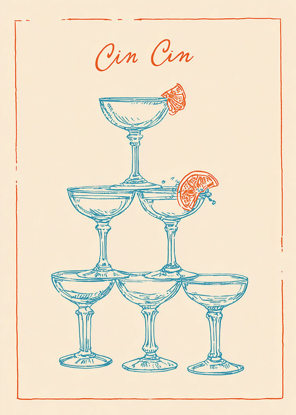 Plagát Vintage Toast