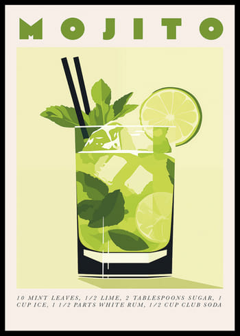 Poster Retro Mojito