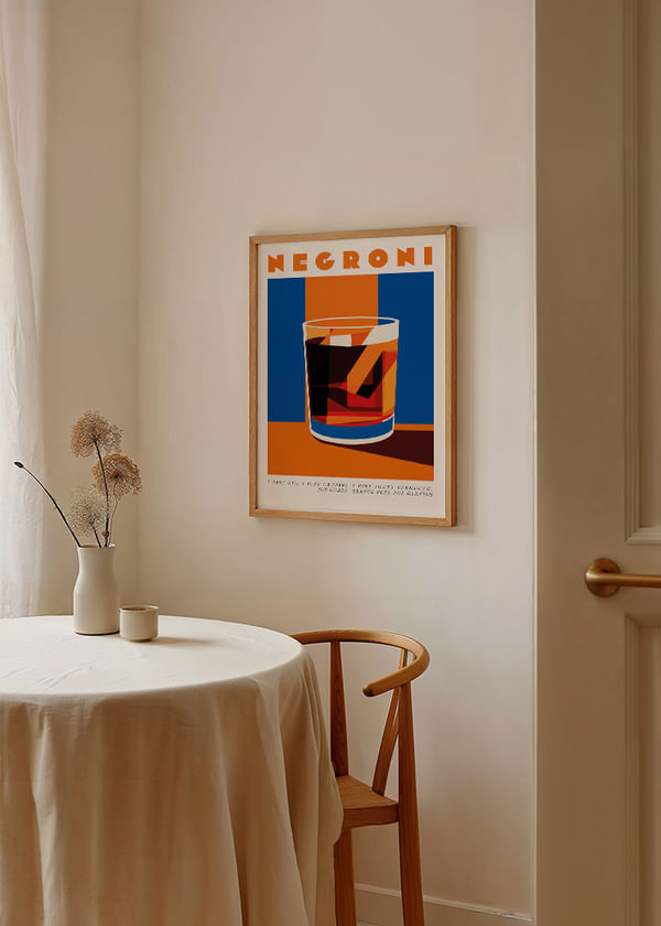 Poster Retro Negroni  crossfade