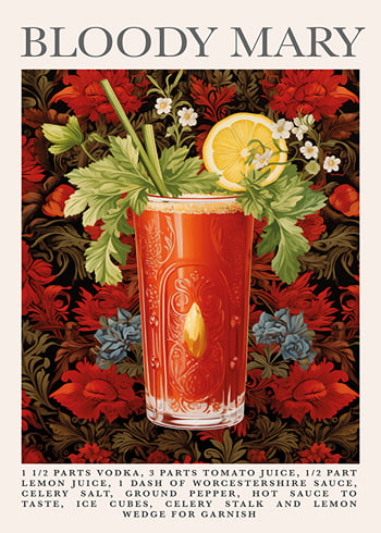 Affiche Art Of Classic Bloody Mary