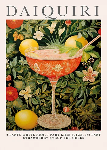 Poster Art Of Classic Daiquiri