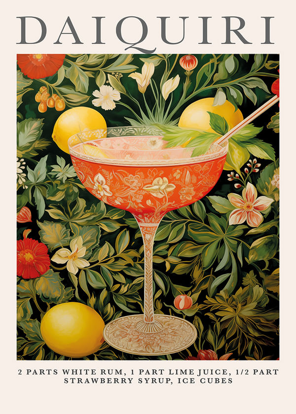 Plagát Art Of Classic Daiquiri