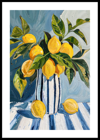 Poster Vibrant Lemonscape