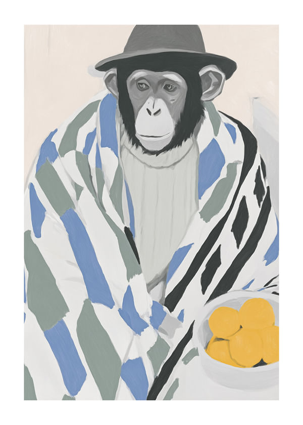 Poster Chic Chimp Style