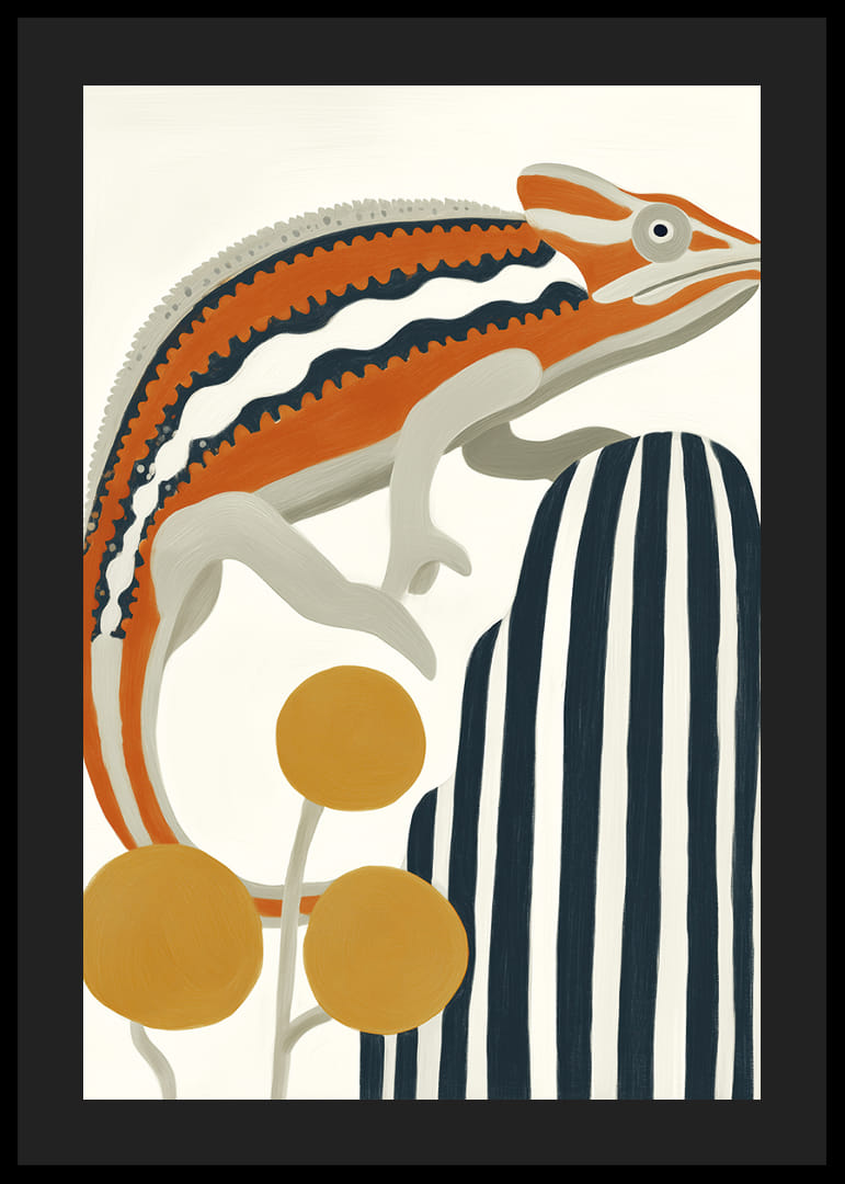 Levende farver og dristige linjer skaber energi og stil for kamæleonen.-12