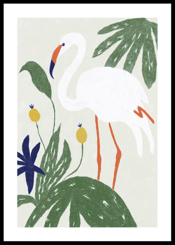 Plakat Flamingos Oasis