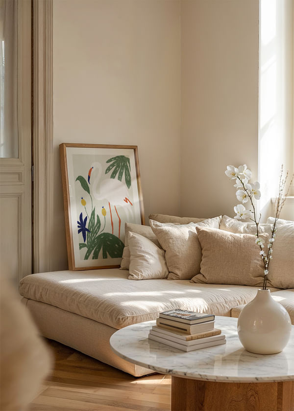 Poster Flamingos Oasis crossfade