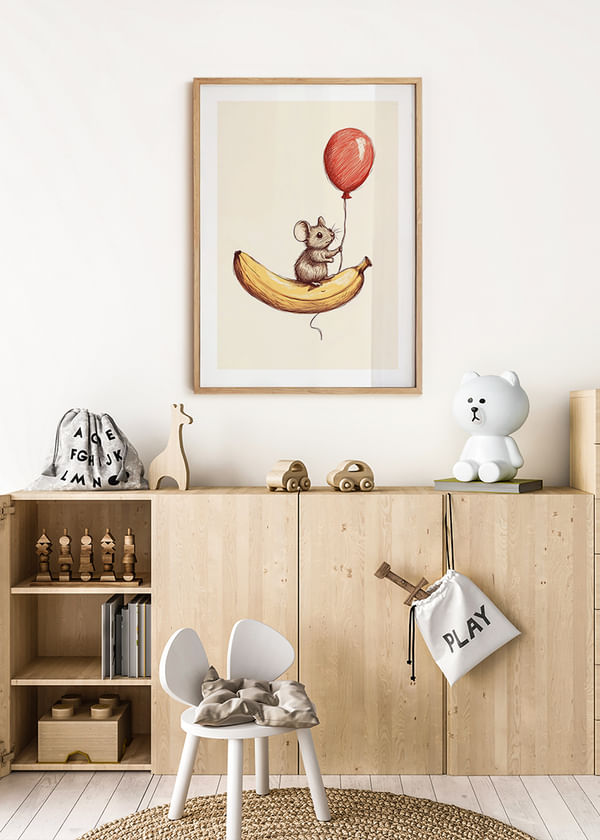 Poster Banana Balloon Adventure crossfade