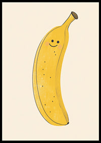 En glad banan sprider solsken och värme.-6