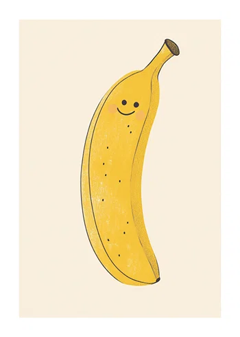 Poster Sunny Banana Smile