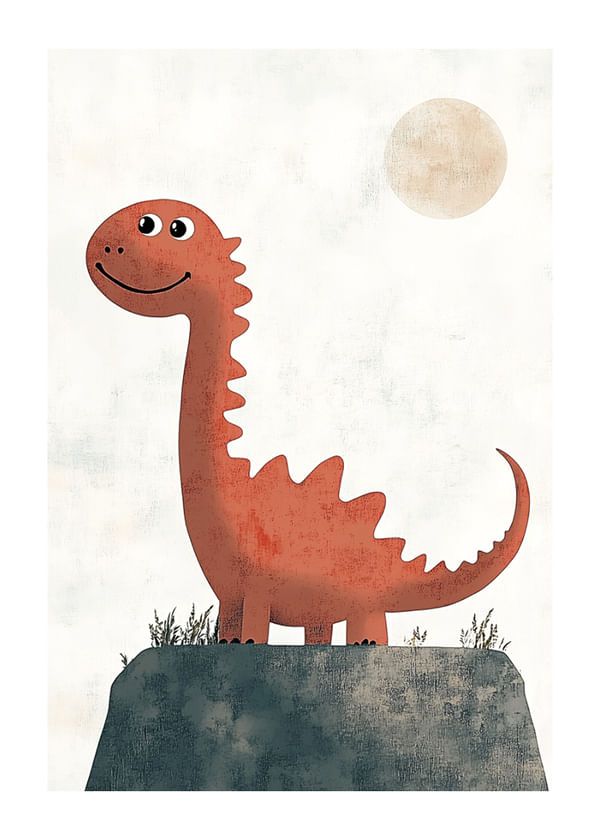 Poster Friendly Dino