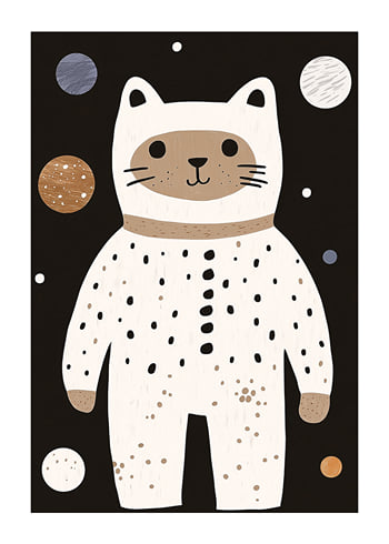 Poster Astronaut Cat Chronicles