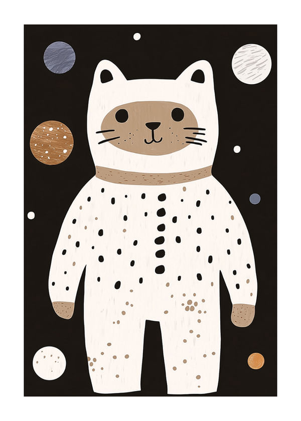 Poster Astronaut Cat Chronicles