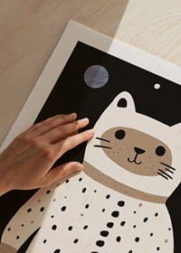 Playful cat as an astronaut exploring the universe.-9