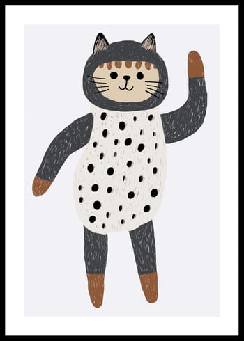 Poszter Dotted Cat Charm