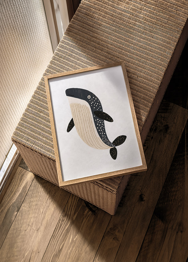 Póster Whales Ocean Dance crossfade