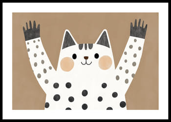 Plakat Polka Dot Cat