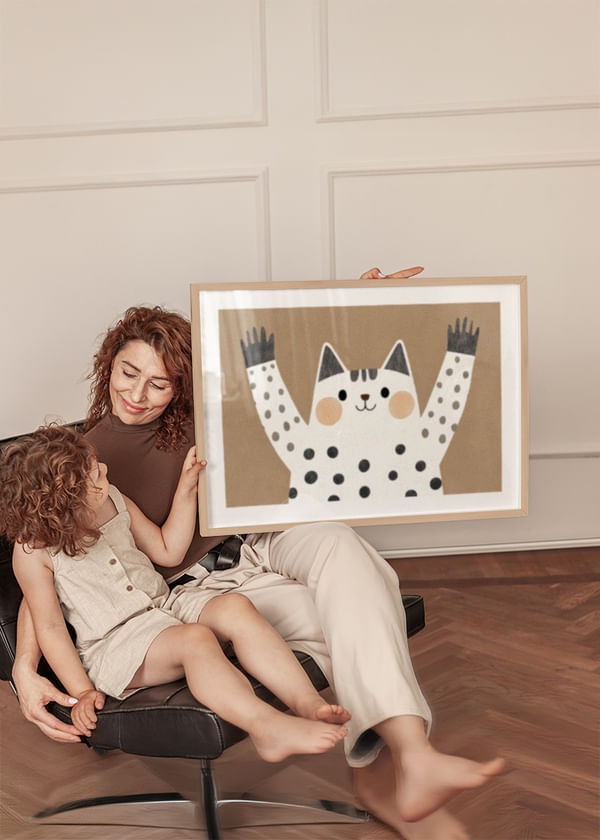 Poster Polka Dot Cat crossfade