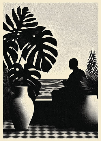 Poster Shadow Serenade Oasis