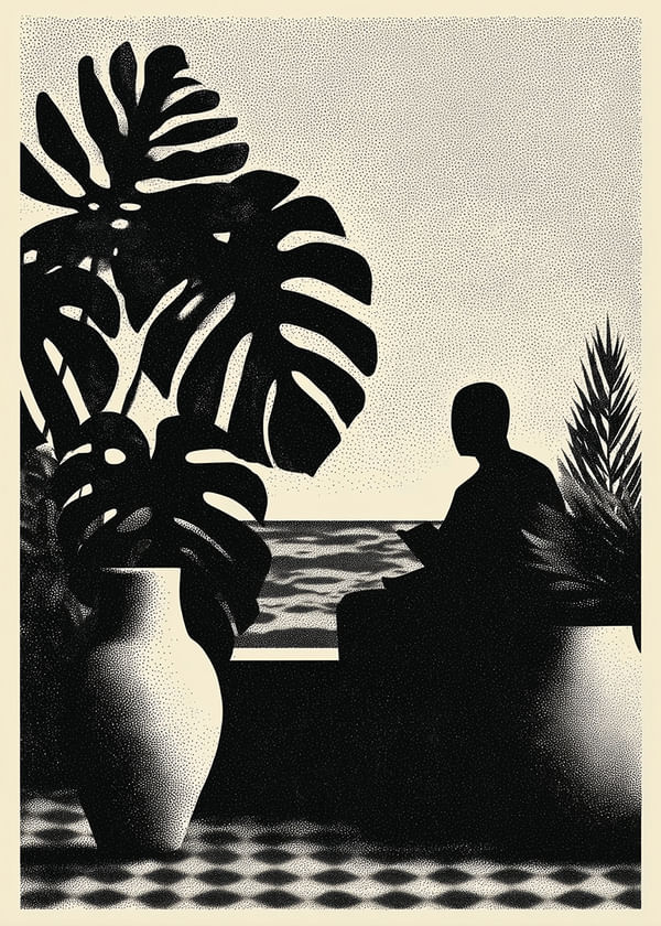 Poster Shadow Serenade Oasis