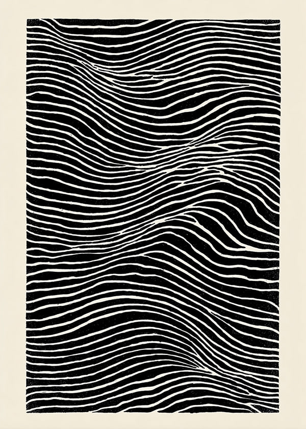 Póster Waves Of Contrast