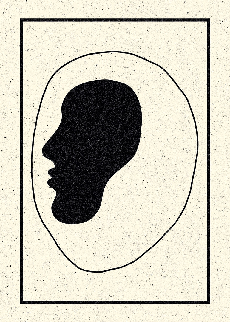 A minimalist silhouette speaks calmly to the room.-12