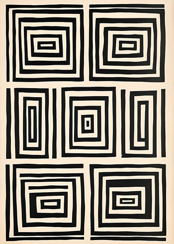 Poster Hypnotic Geometric Lines