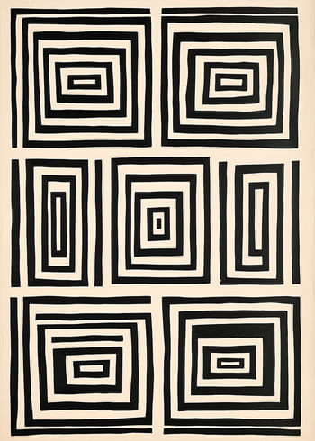 Poster Hypnotic Geometric Lines