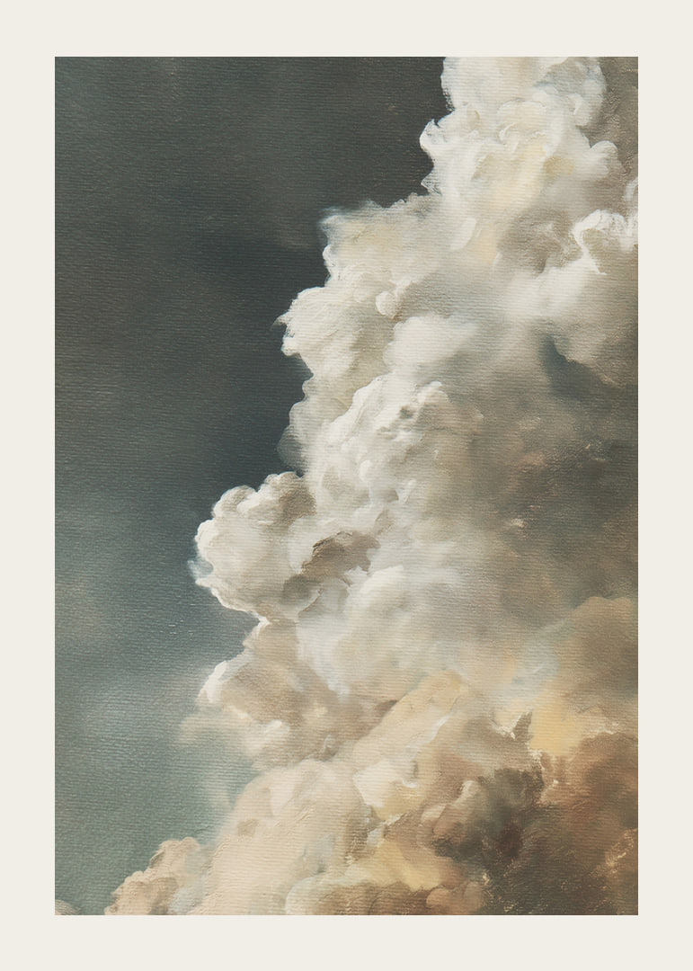 Magnificent clouds sweep across a dark sky.-12