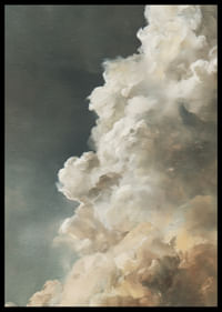 Magnificent clouds sweep across a dark sky.-2