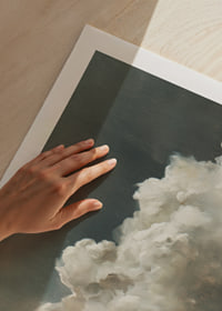 Magnificent clouds sweep across a dark sky.-9