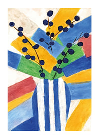 Colorful posters with abstract geometric shapes.-1