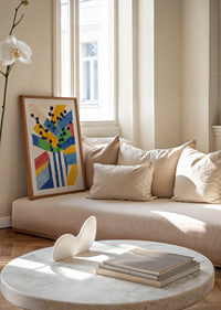 Colorful posters with abstract geometric shapes.-8