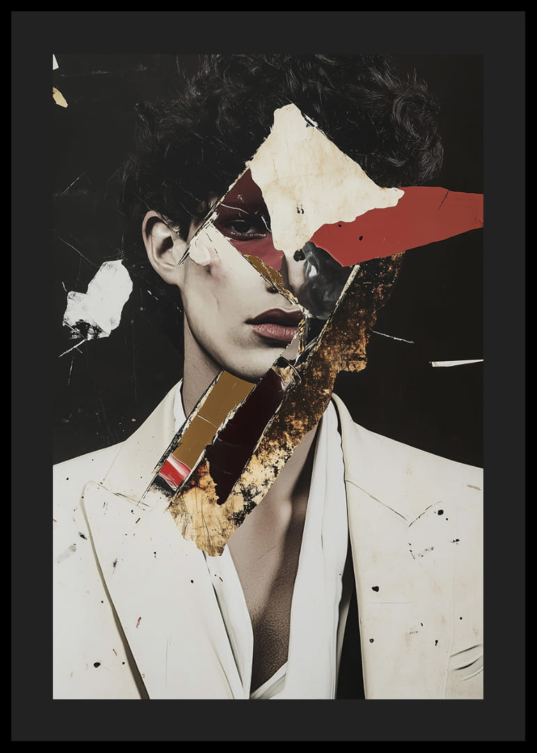 Mystique is awakened in this captivating collage of colors and shapes.-12