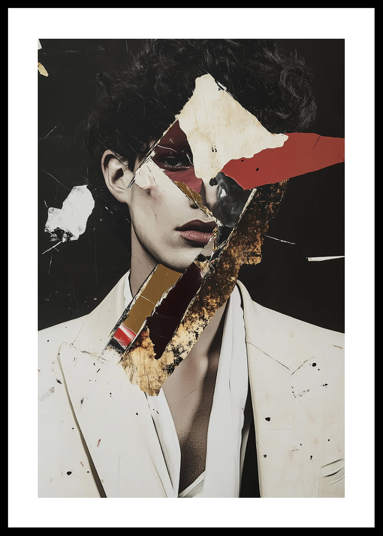 Mystique is awakened in this captivating collage of colors and shapes.-12