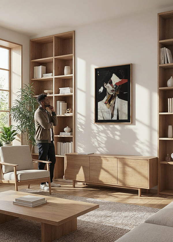 Poster Disrupted Portrait crossfade