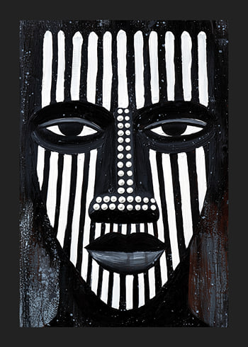 Plakat Monochrome Warrior