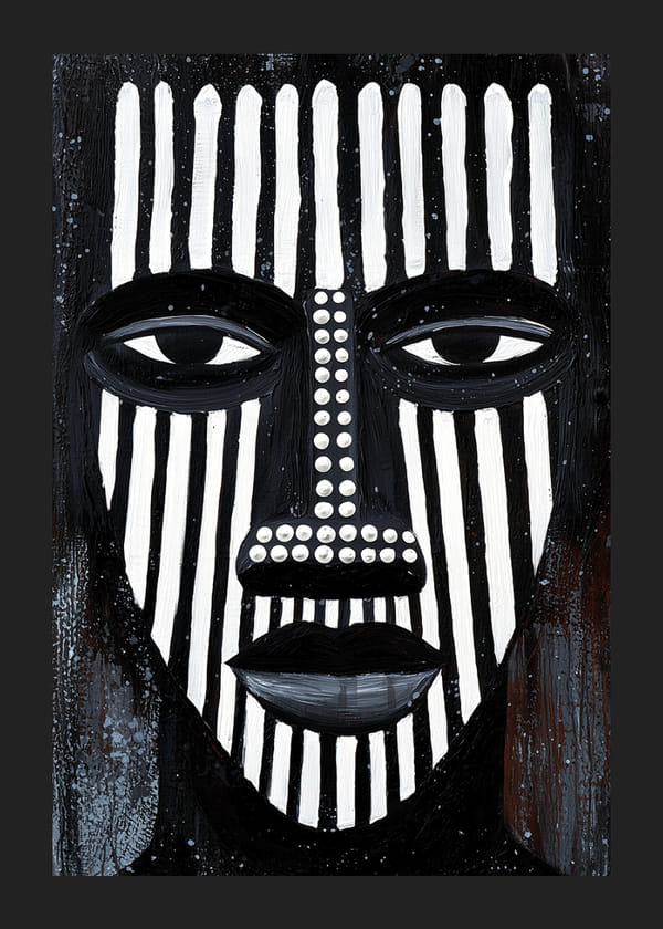 Poster Monochrome Warrior