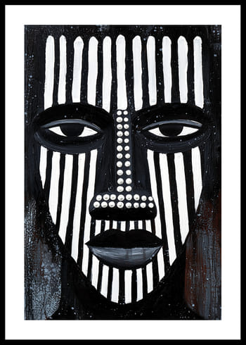 Póster Monochrome Warrior