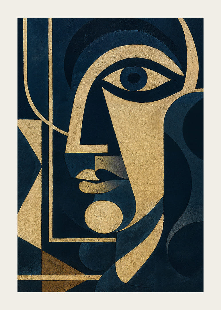 Ett magiskt ögonblick av geometrisk elegans och gyllene toner.-12