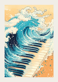 A powerful meeting between the waves of the ocean and the keys of the piano.-3