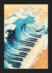 A powerful meeting between the waves of the ocean and the keys of the piano.-5