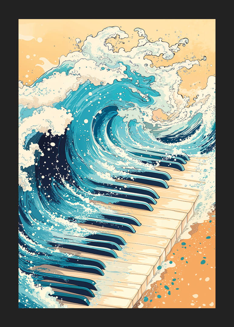 A powerful meeting between the waves of the ocean and the keys of the piano.-12