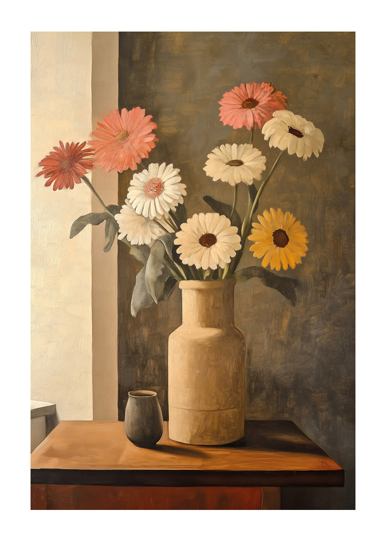 Still flowers in a vase create a timeless atmosphere.-12